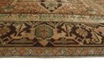 Fine VTG Mazari Rose/Brown Rug, 6'6" x 8'11"