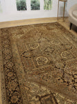 Fine VTG Michel Brown/Lt. Brown Rug, 6'7" x 9'7"