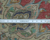 Vintage Akins Magenta/Navy Rug, 9'4" x 12'5"