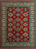 Kazak Sadaf Red/Ivory Rug, 8'11" x 11'11"