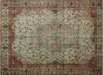 Fine VTG Wacleah Ivory/Red Rug, 9'0" x 12'2"