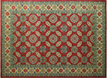Kazak Kaseem Red/Ivory Rug, 10'0" x 13'10"