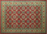 Kazak Kaseem Red/Ivory Rug, 10'0" x 13'10"