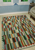 Sangat Briana Ivory/Green Rug, 5'9" x 7'8"