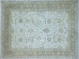 Peshawar Atefeh Ivory/Lt. Brown Rug, 8'10" x 11'9"