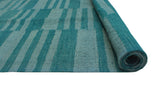 Elan Aldric Turquoise/Blue-Grey Rug, 5'1" x 6'10"