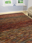 Peshawar Denny Red/Gold Rug, 8'2" x 10'5"