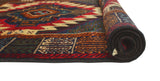 Vintage Qadir Red/Orange Rug, 2'10" x 4'10"