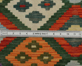 Sangat Jeshua Green/Orange Rug, 8'3" x 9'5"