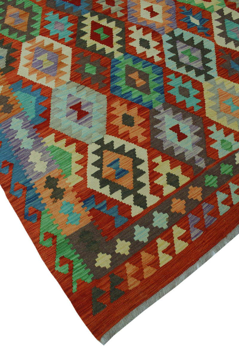 Sangat Isidro Rust/Ivory Rug, 6'7