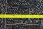 Semi Antique MacKenzi Navy/Ivory Rug, 5'10" x 9'10"