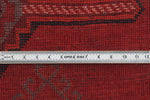 Vintage Jacqueli Red/Ivory Rug, 4'8" x 9'6"