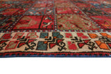 Semi Antique Jaymes Red/Ivory Runner, 4'9" x 9'1"