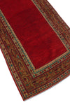 Vintage Rosetta Red/Brown Runner, 3'5" x 10'11"