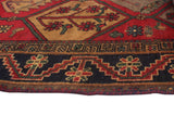 Vintage Tahu Blue/Gold Rug, 4'10" x 8'7"