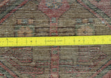 Vintage Tahu Blue/Gold Rug, 4'10" x 8'7"