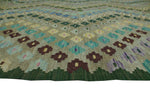 Sangat David Grey/Green Rug, 6'8" x 9'9"