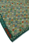 Sangat Luanne Grey/Green Rug, 6'7" x 9'8"