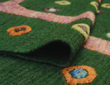 Berjasta Walton Green/Rust Rug, 8'7" x 9'8"
