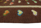 Berjasta Dash Brown/Purple Rug, 8'5" x 11'8"