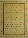 Berjasta Patti Lt. Gold/Green Rug, 8'5" x 11'4"