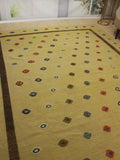 Berjasta Patti Lt. Gold/Green Rug, 8'5" x 11'4"