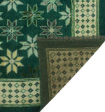 Balochi Velma Drk. Green/Ivory Rug, 6'8" x 9'11"