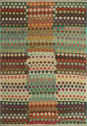 Sangat Crandall Grey/Ivory Rug, 5'6" x 8'0"