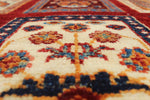 Khurgeen Abrar Red/Rust Rug, 5'6" x 7'7"