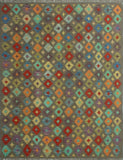 Sangat Washmah Lt. Brown/Rust Rug, 4'10" x 6'2"