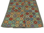 Sangat Washmah Lt. Brown/Rust Rug, 4'10" x 6'2"