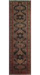 Vintage Roslyn Rose/Beige Runner, 3'5" x 12'11"