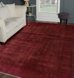 Vintage Magnolia Red/Charcoal Rug, 9'4" x 12'10"