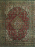 Semi Antique Tajwar Red/Brown Rug, 9'9" x 12'10"