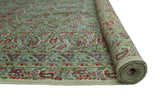 Fine Vintage Lucinda Silver/Magenta Rug, 9'8" x 12'10"
