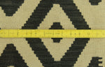 Sangat Amaray Ivory/Black Rug, 6'8" x 9'7"