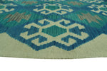 Sangat Umar Ivory/Blue Rug, 6'7" x 9'5"