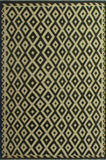 Winchester Sibongil Ivory/Black Rug, 6'3" x 9'7"