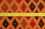 Elan Hilda Orange/Burgundy Rug, 6'10" x 9'7"