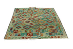 Sangat Naima Beige/Green Rug, 6'8" x 9'9"