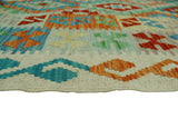 Sangat Naima Beige/Green Rug, 6'8" x 9'9"