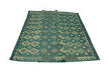 Sangat Betita Beige/Blue Rug, 6'10" x 9'6"