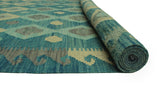 Sangat Betita Beige/Blue Rug, 6'10" x 9'6"