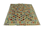 Sangat Catalina Ivory/Orange Rug, 8'5" x 9'6"