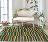 Winchester Botolf Ivory/Green Rug, 4'7" x 6'8"