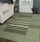 Winchester Crowell Lt. Green/Ivory Rug, 9'2" x 12'2"