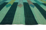 Winchester Dahlia Green/Charcoal Rug, 8'1" x 9'6"