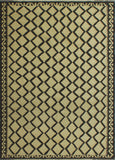 Winchester Dagmar Ivory/Black Rug, 5'5" x 7'5"