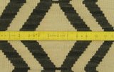 Winchester Tuuba Ivory/Black Rug, 4'7" x 6'3"