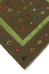 Berjasta Lima Brown/Green Rug, 4'11" x 6'8"